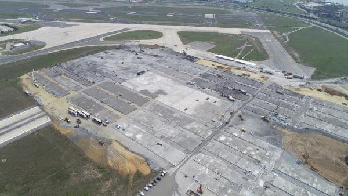 Atatürk Havalimanı'nda hastanenin temeli ortaya çıktı