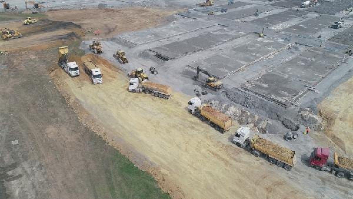 Atatürk Havalimanı'nda hastanenin temeli ortaya çıktı