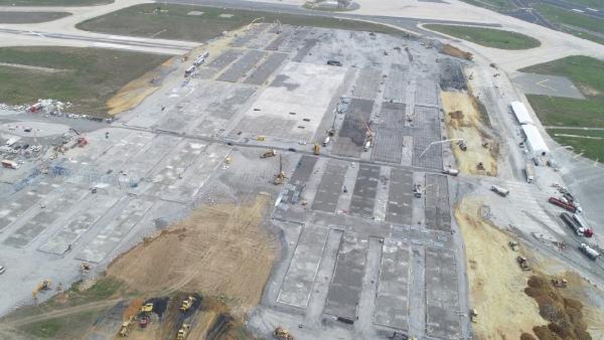 Atatürk Havalimanı'nda hastanenin temeli ortaya çıktı