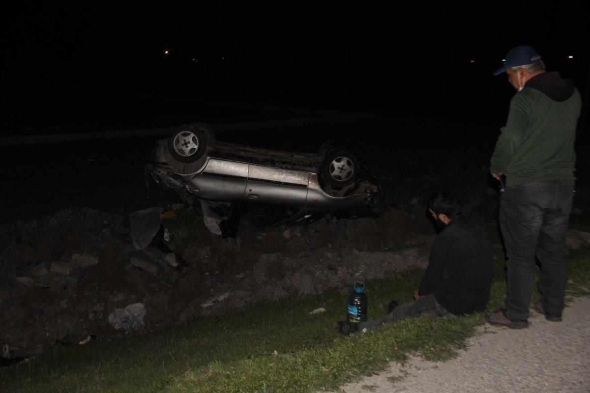 Konya'da takla atan araçtaki 1 kişi öldü