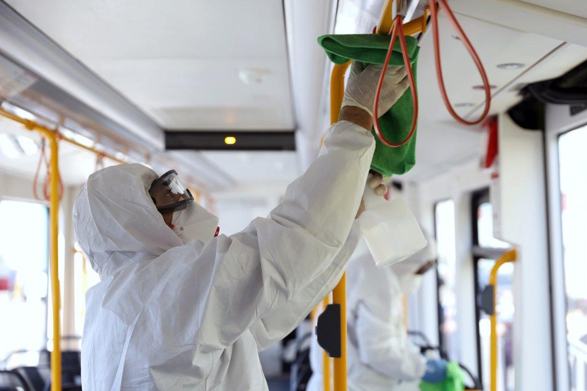 Bursa ulaşımda hijyen seferberliği