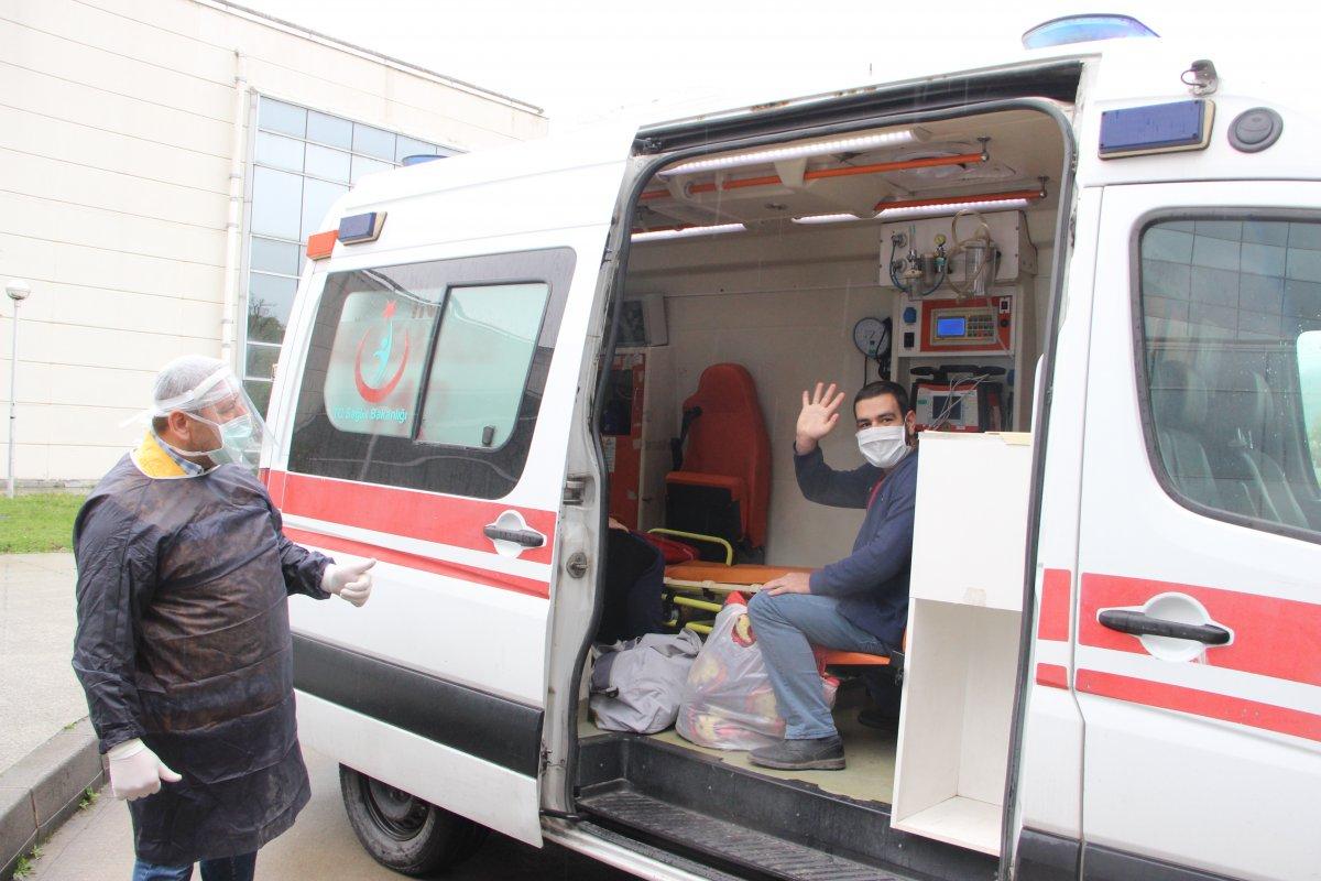 Düzce'de evli çift koronayı yendi