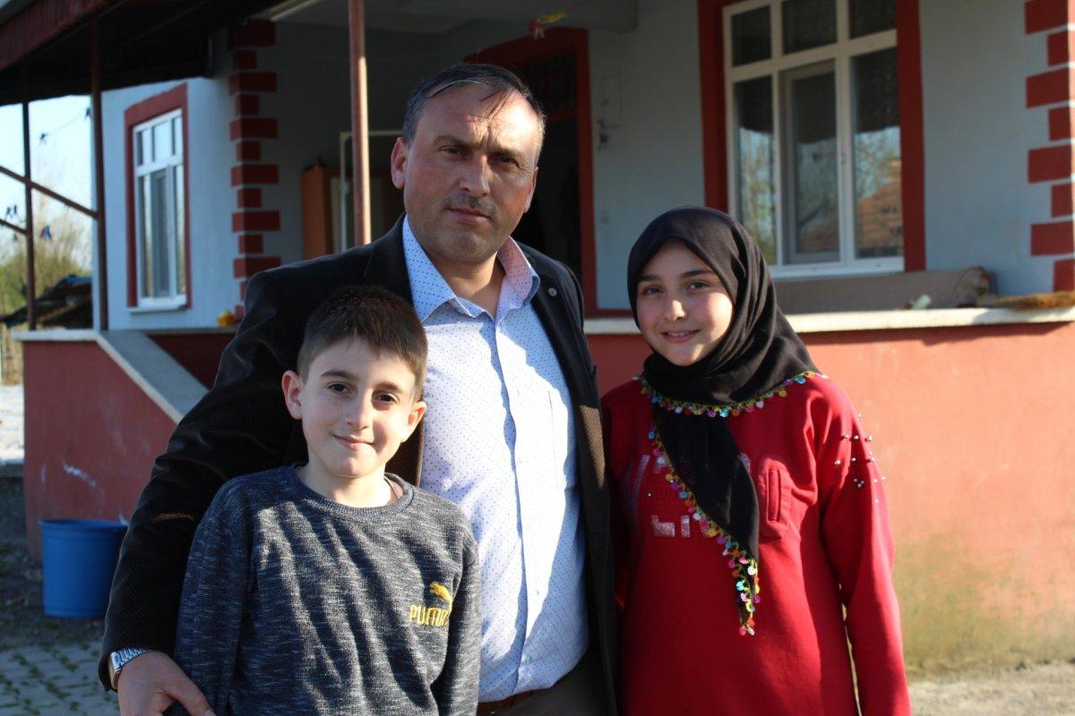 Samsun'da iki kardeşten duygulandıran bağış