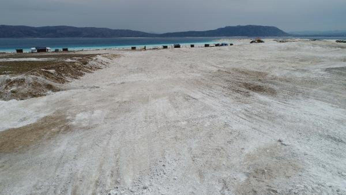 Salda Gölü'ndeki tahribattan geriye kalanlar