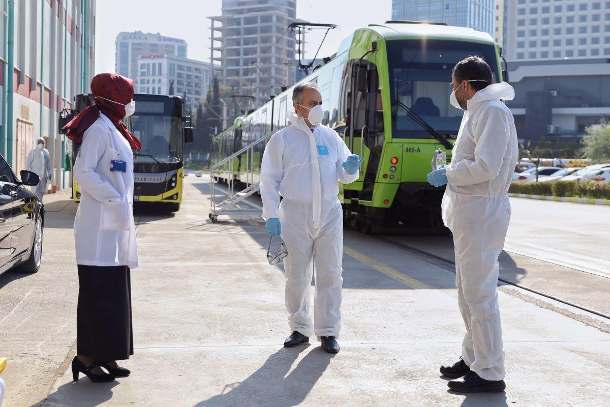 Bursa ulaşımda hijyen seferberliği