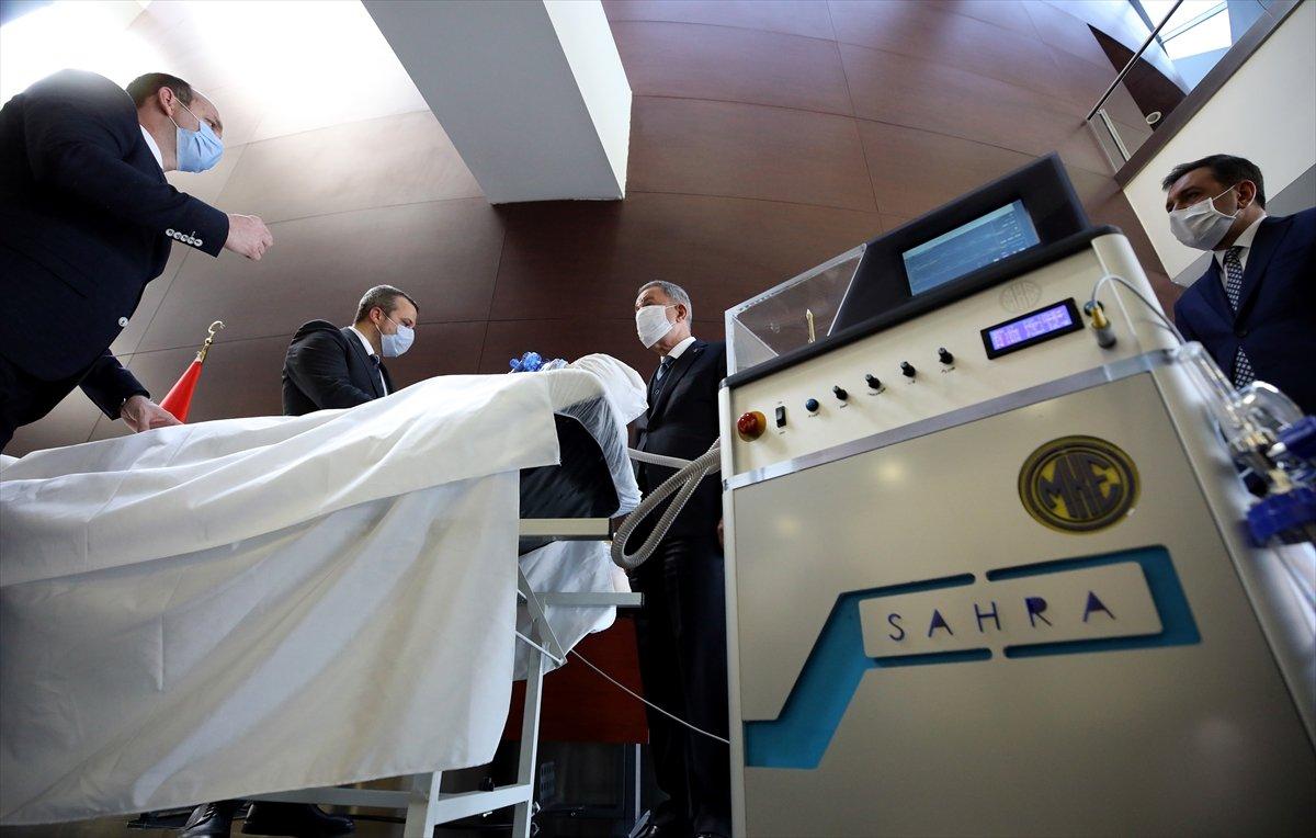 Yerli ve milli imkanlarla solunum cihazı üretildi