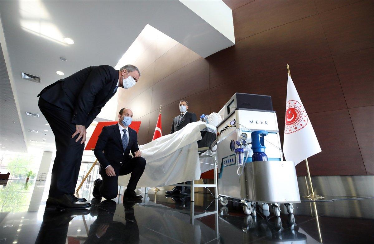 Yerli ve milli imkanlarla solunum cihazı üretildi