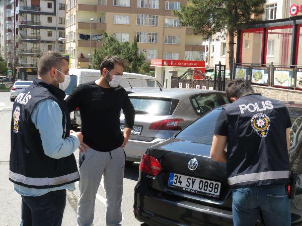 Ataşehir'de yasağı ihlal eden sürücüye para cezası