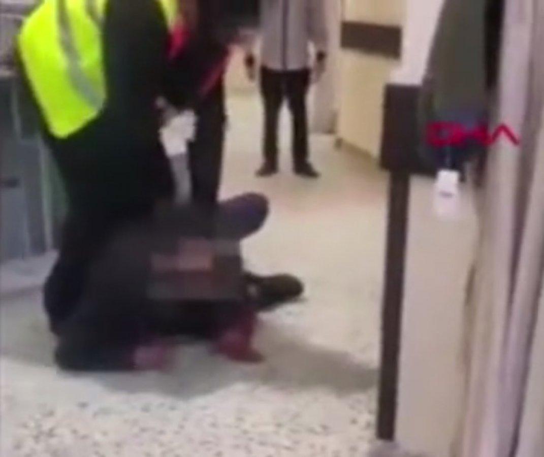 İngiltere'de tuvalet kağıdı çalan hırsızı sürüklediler