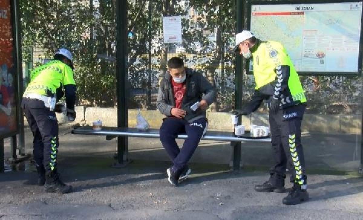 Cezaevinden tahliye olan genç, sokağa çıkma cezası yedi