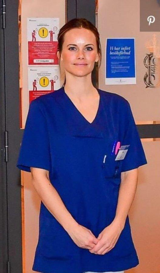 İsveç Prensesi, hastanede çalışmaya başladı