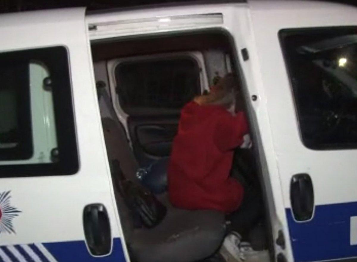 Ehliyetsiz sürücü dehşet saçtı