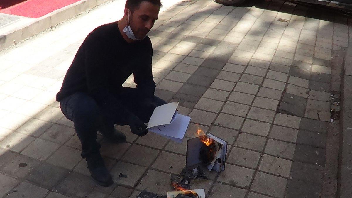 70 bin liralık veresiye defterini yaktı, 'Biz bize yeteriz' dedi.