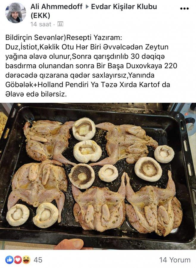 Azerbaycan’da karantinadaki erkekler 'Ev Erkekleri Kulübü'nü kurdu