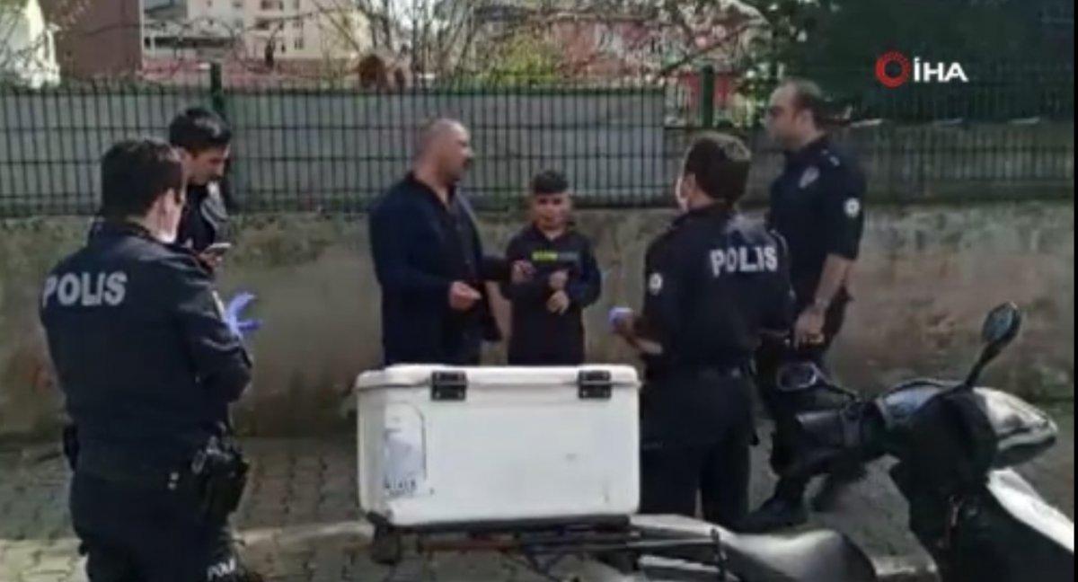Sokakta çocuğu ile yakalandı