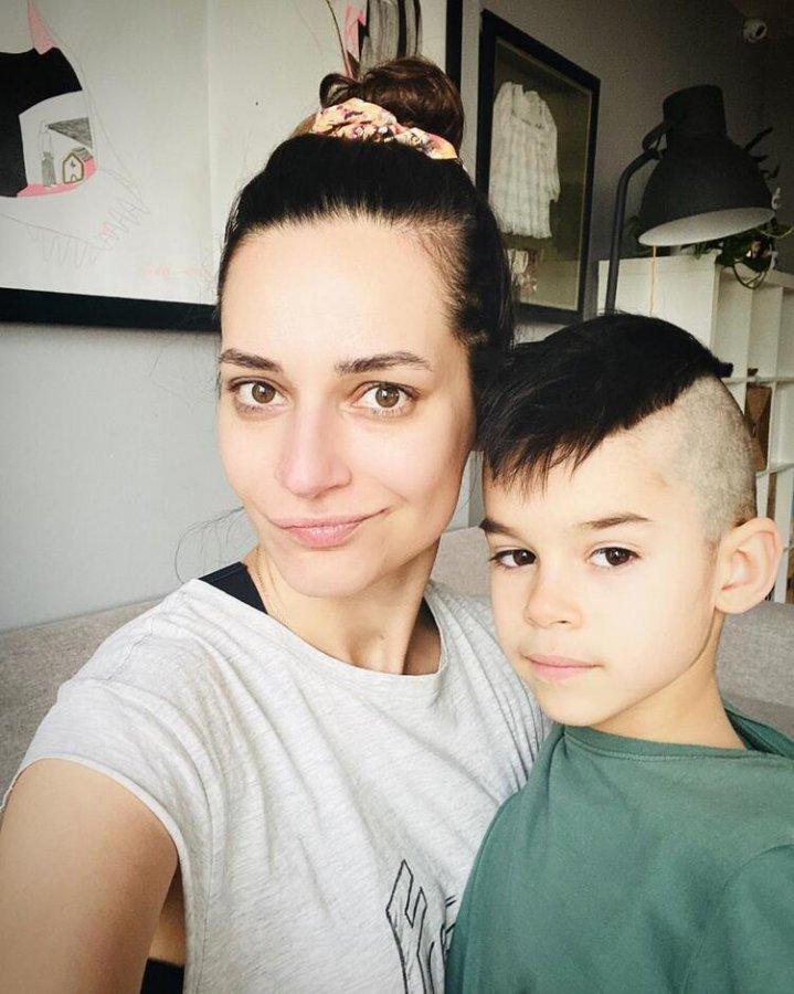 Sedef Avcı oğlu Can'ı tıraş etti