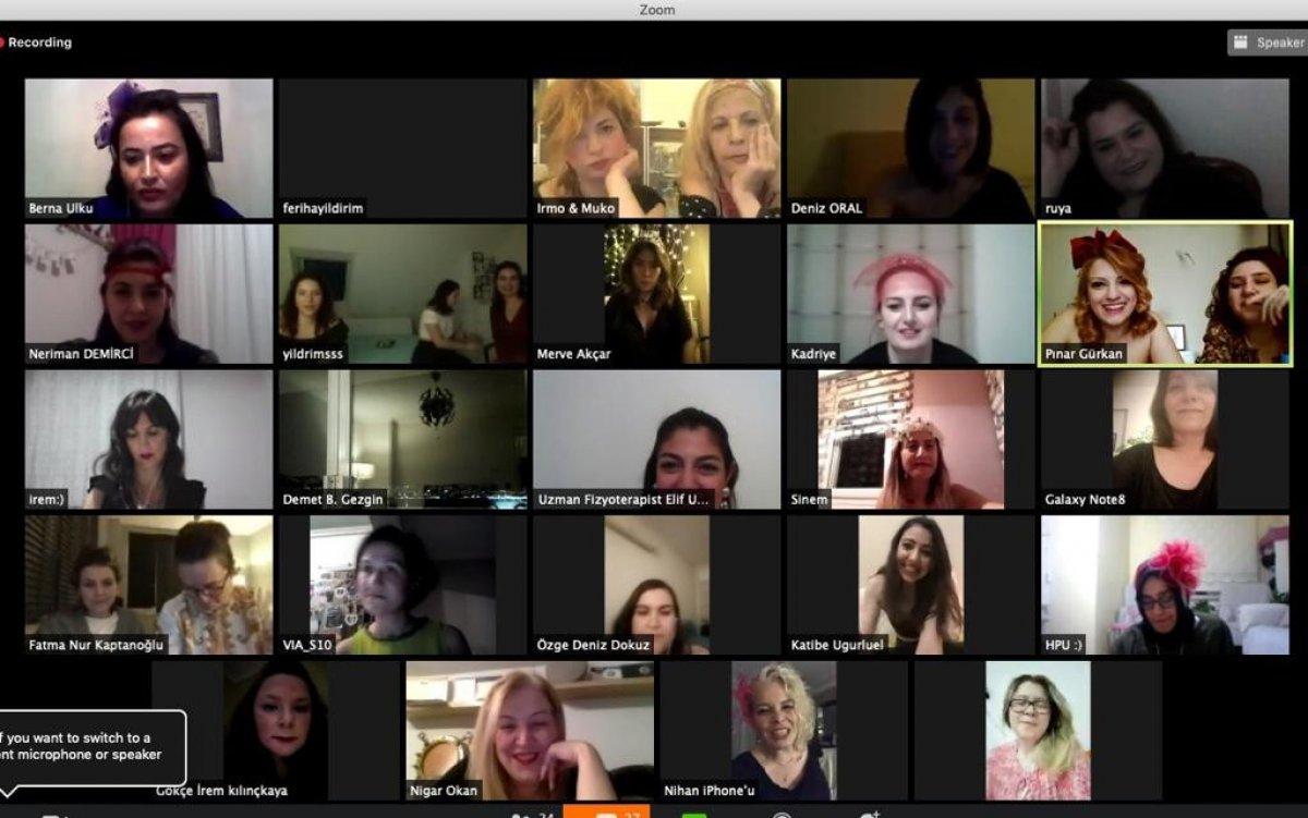 Korona günlerinde online kına gecesi