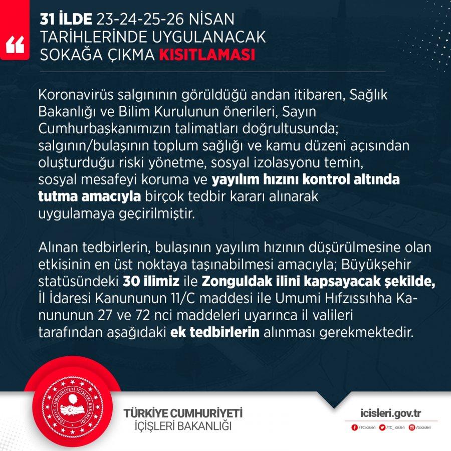 Sokağa çıkma yasağı öncesi bakkal ve marketlere düzenleme