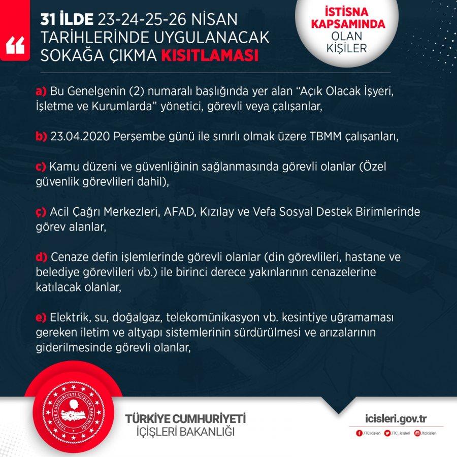 Sokağa çıkma yasağı öncesi bakkal ve marketlere düzenleme