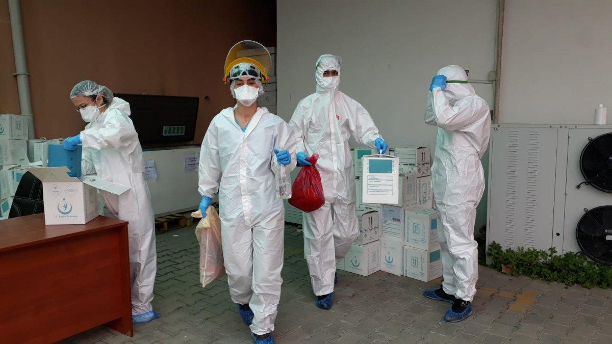 Filyasyon ekibinin çalışmaları görüntülendi