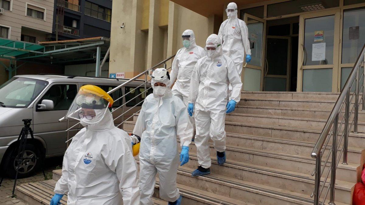 Filyasyon ekibinin çalışmaları görüntülendi