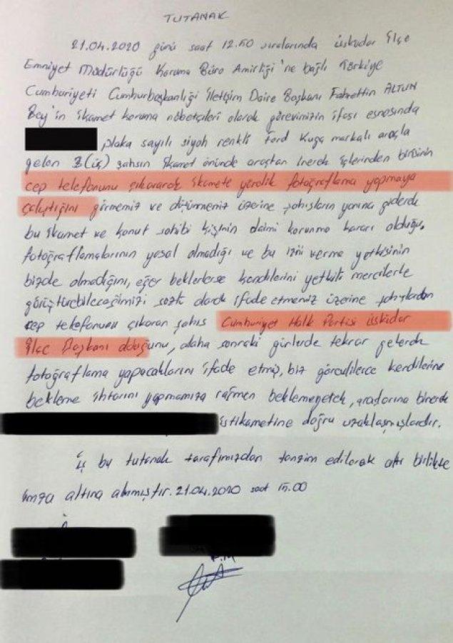 CHP'li başkandan Altun Ailesi'ne foto taciz