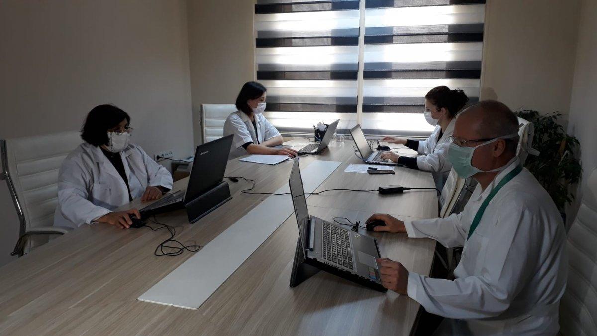 Filyasyon ekibinin çalışmaları görüntülendi