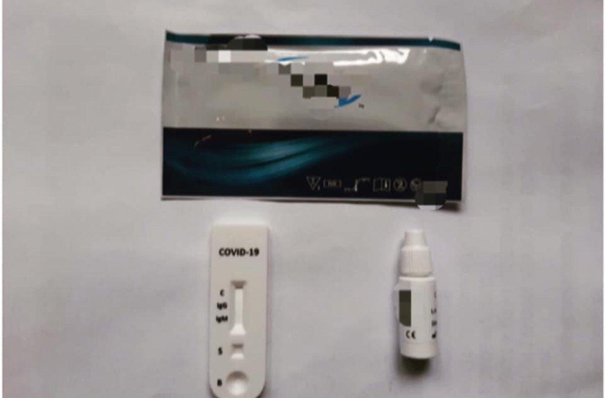 Konya’da 280 adet koronavirüs test kiti ele geçirildi