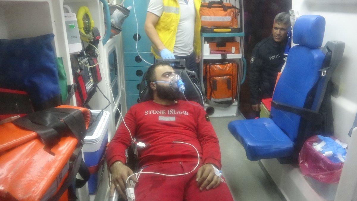 Adana’da yabancı uyruklu şahsın yaşadığı evde yangın çıktı