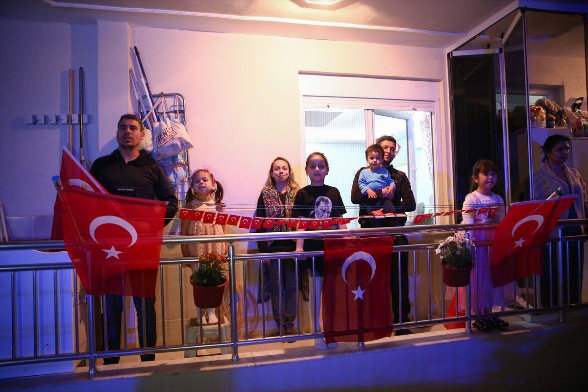Yurtta İstiklal Marşı coşkusu