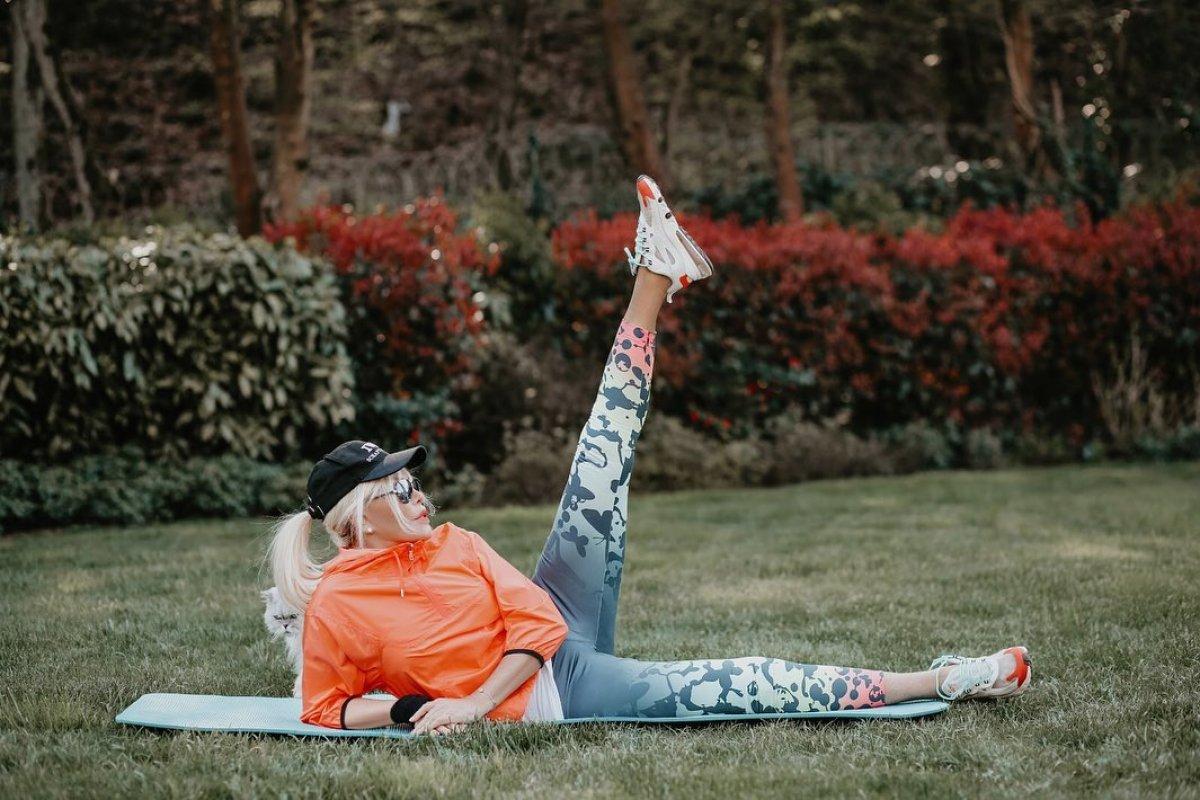 Ajda Pekkan'dan spor paylaşımı