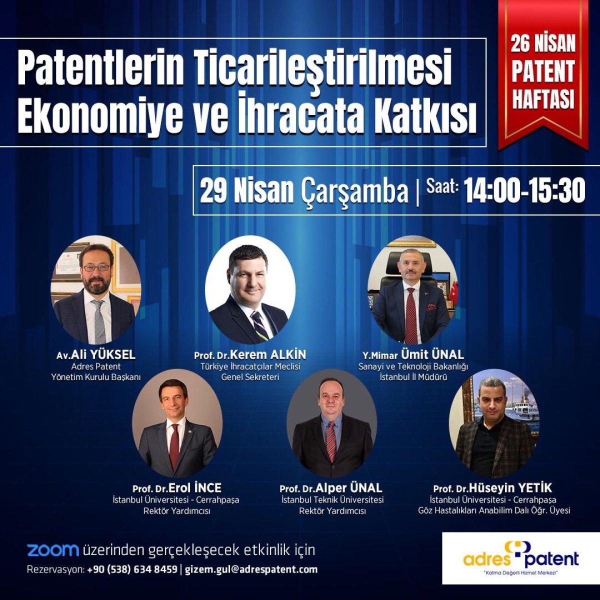 Dünya Fikri Mülkiyet Günü ve Patent Haftası etkinlikleri