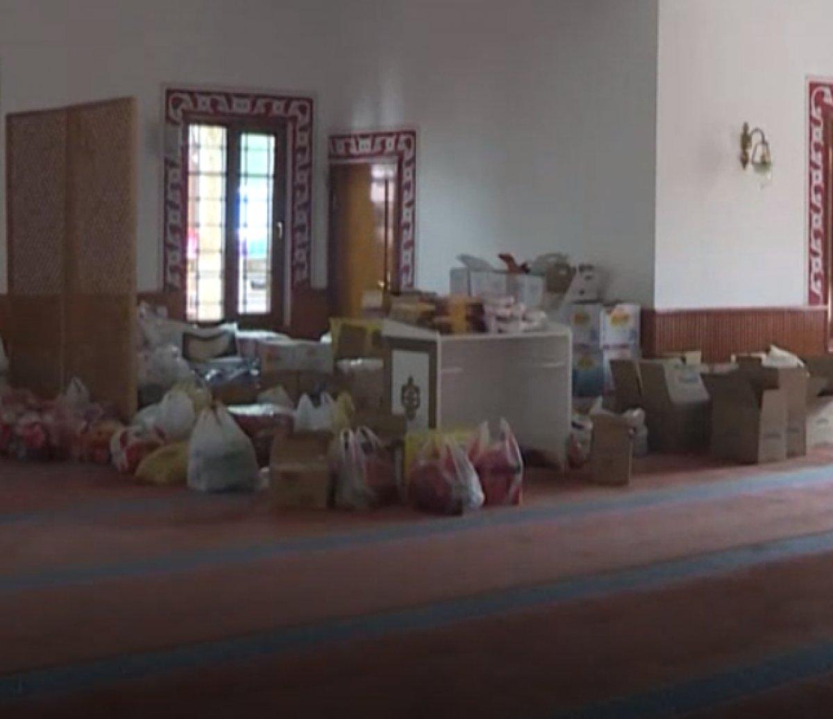 Cami, yardıma muhtaçlar için süpermarkete dönüştü