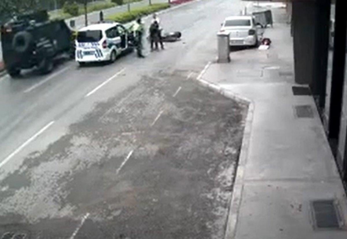 Motosikleti çalmaya çalışırken yakalandı