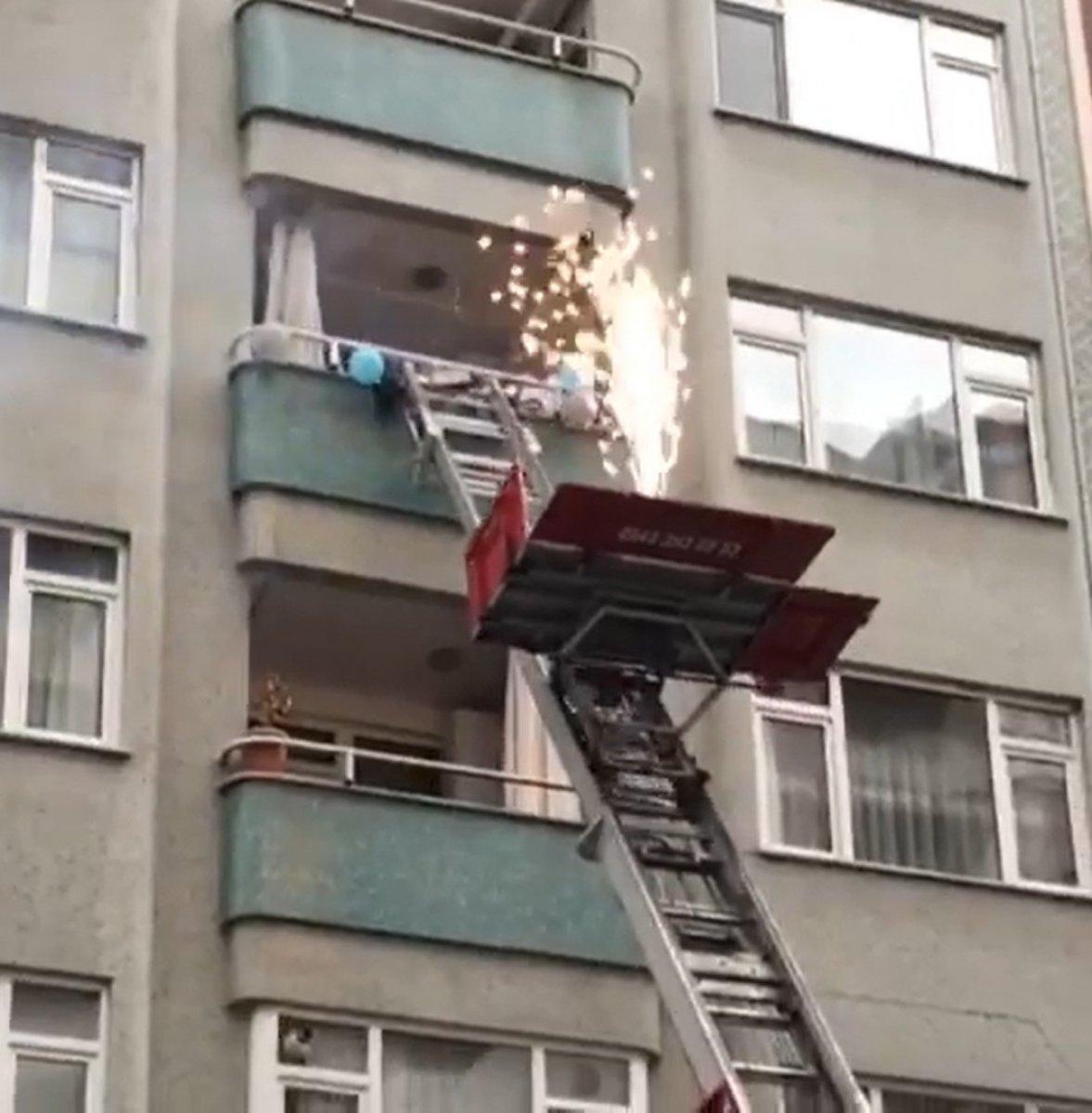 Rize’de sıra dışı doğum günü sürprizi