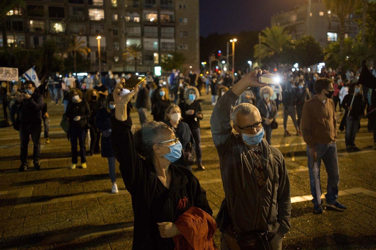 İsrail'de Netanyahu protestosu