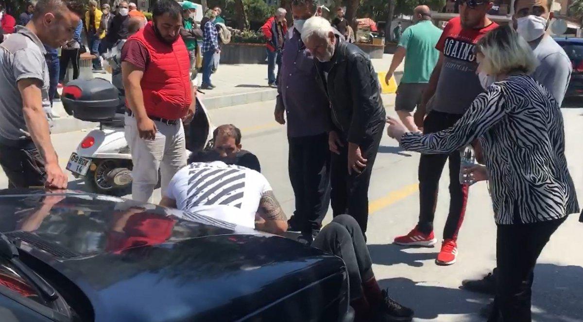 Meraklı vatandaşlar, sosyal mesafeyi umursamadı