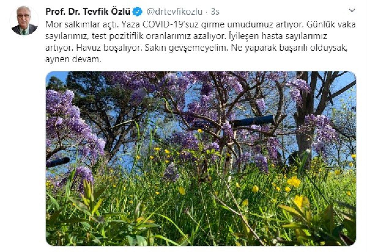 Prof. Dr. Özlü:Yaza koronavirüssüz girme umudumuz artıyor
