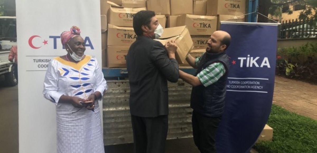 Türkiye'den Uganda'ya gıda yardımı