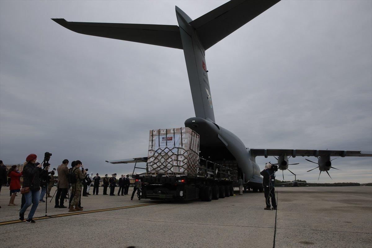 Türkiye'nin ABD'ye gönderdiği tıbbi yardımlar ulaştı