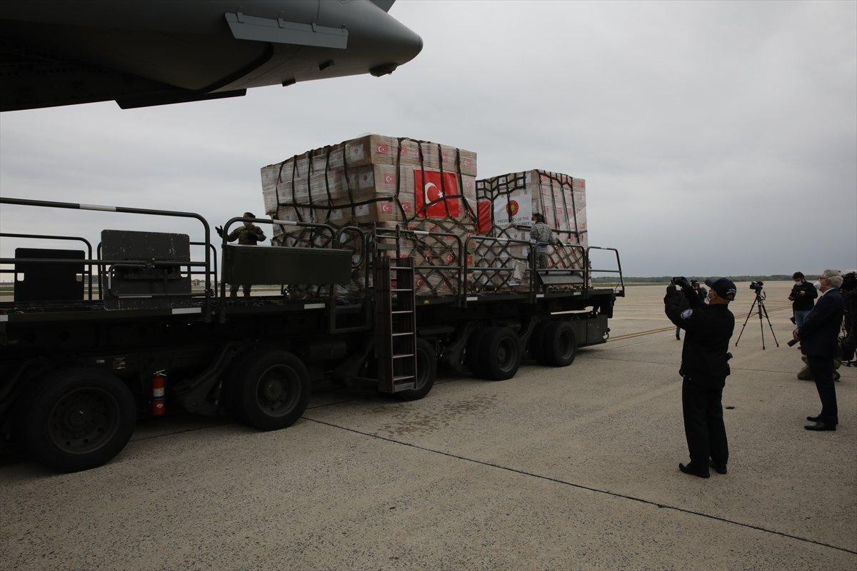 Türkiye'nin ABD'ye gönderdiği tıbbi yardımlar ulaştı