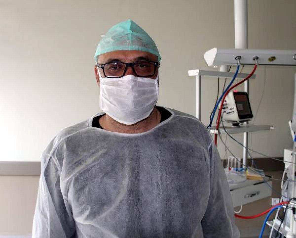 Kayseri'de koronayı yenen doktor hastasını da kurtardı