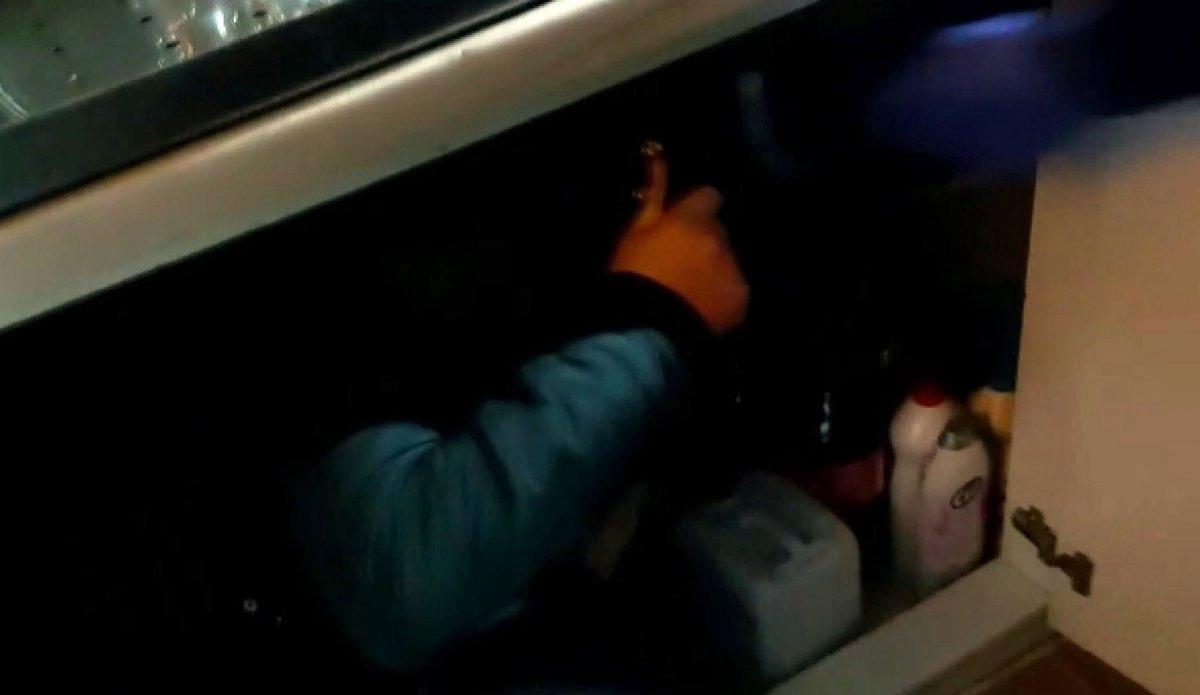 Kumarhane baskınında saklandıkları yerler şaşkına çevirdi