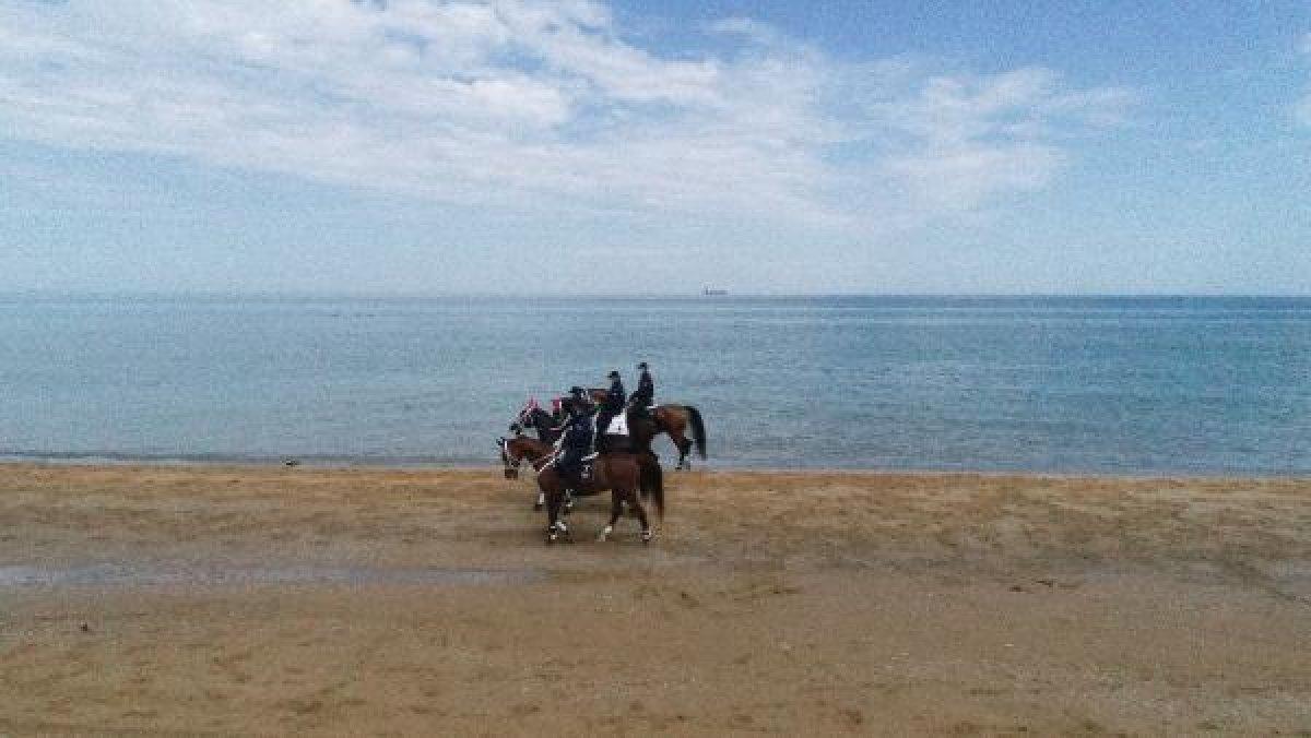 Atlı Birlikler sahili kontrol etti