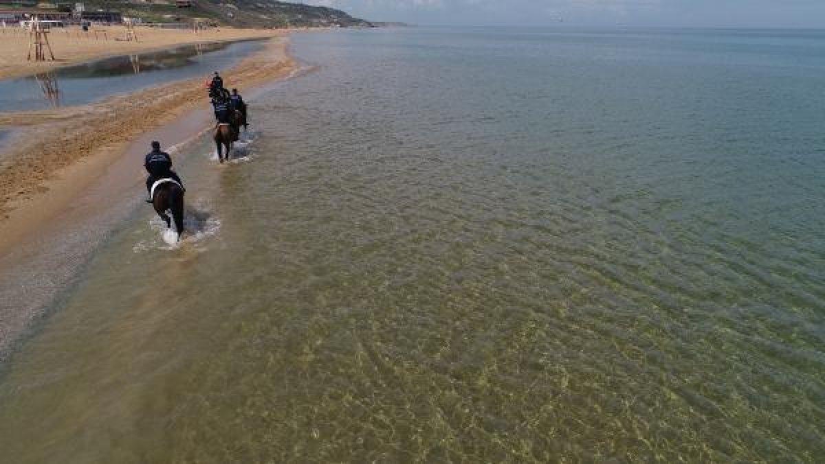 Atlı Birlikler sahili kontrol etti