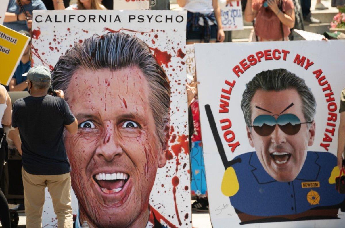 ABD’de binlerce kişiden ‘evde kal’ karşıtı protesto