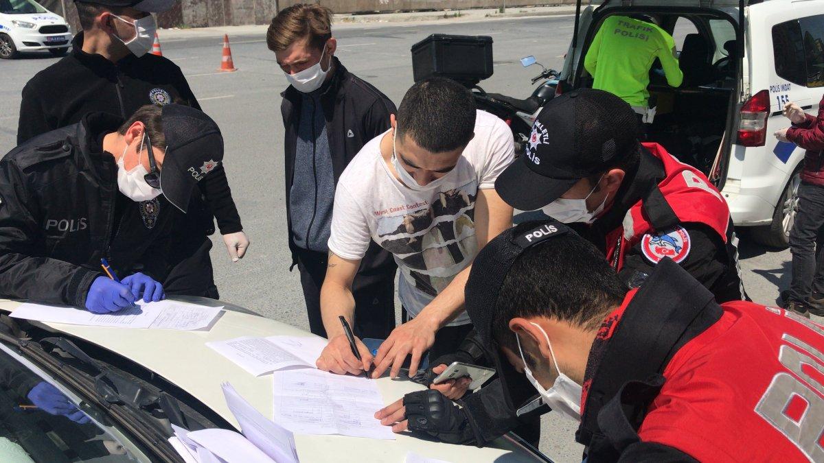 Sokağa çıkma yasağını delen gençten polise şaşırtan istek