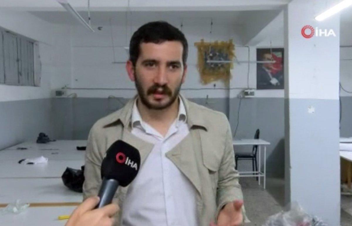 İstanbul'da atölye sahibi hırsızlara yalvardı