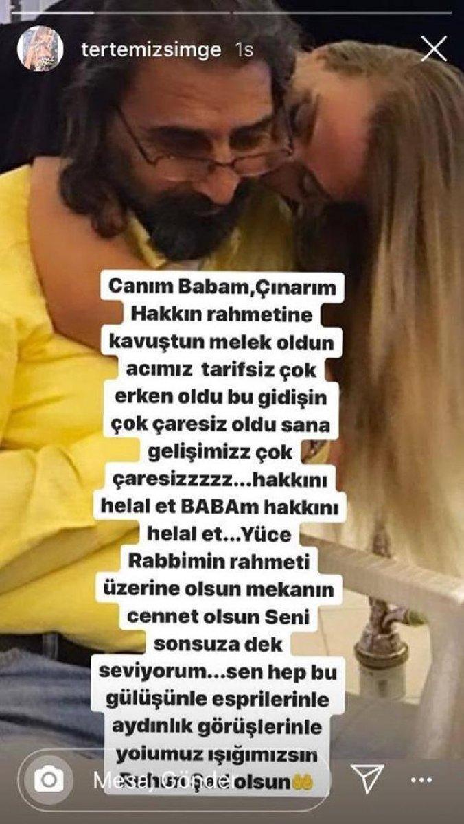 Simge Tertemiz'in babası düşerek yaşamını yitirdi