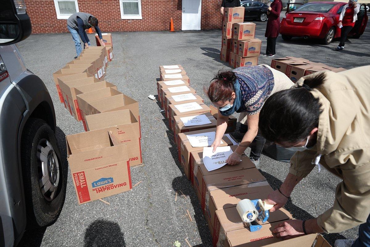 ABD'de virüsten etkilenen Türk ailelere yardım sürüyor
